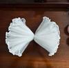 Valentine's Day 3D Ruffled Mesh Lace Flower Bouquet Wrap