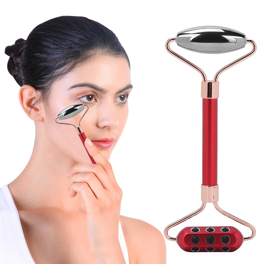 Terahertz Face Roller Power Stone Facial Beauty Roller Massager   Sha Massage Tool