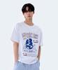 Yosemiti Music Pop Print Short Sleeve T-Shirt White Yt-3Y18