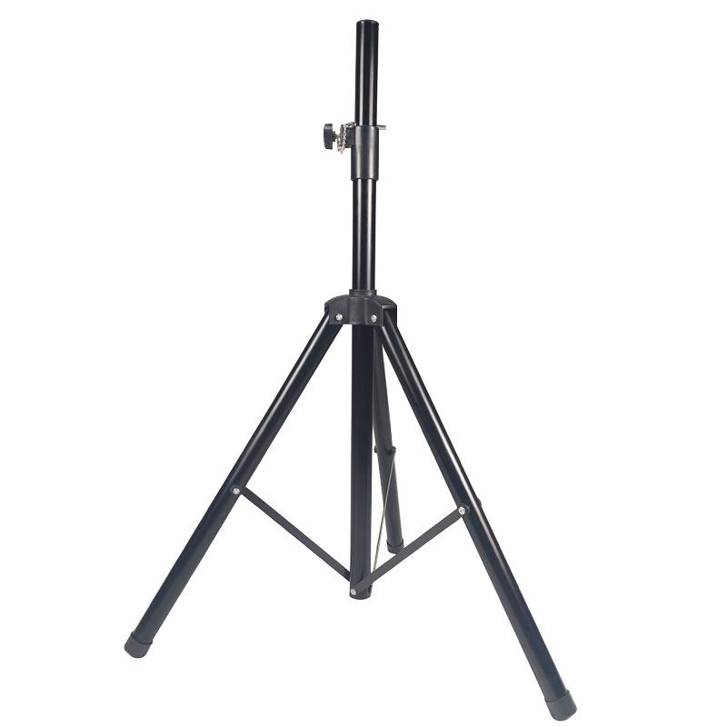 Adjustable Speaker Floor Stand for 10, 12, 15-Inch Speakers with Triangle Base and Foot Stand Floor Speaker Stand without Tray