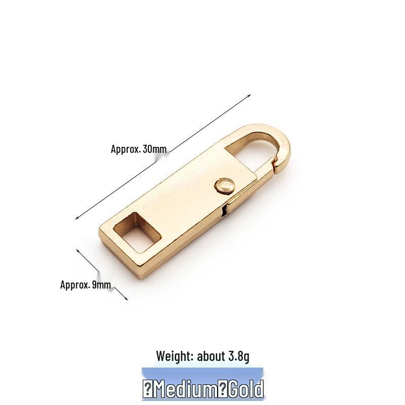 Tool-Free Metal Zipper Puller for Luggage, Bags, Jackets, Clothes, and Shoes