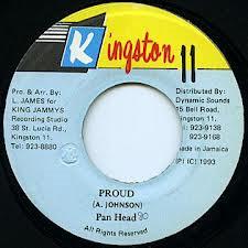

7inch Record PAN HEAD Proud NONE Kingston 11 1993 Jamaica Reggae Ska Dub Used