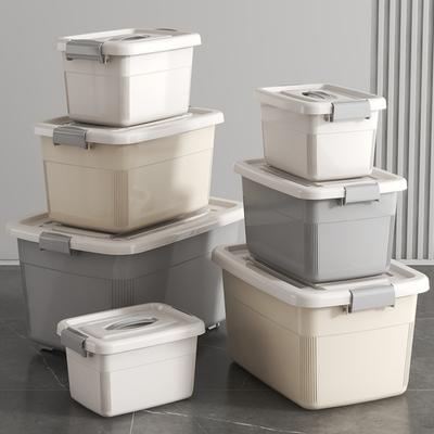 Dustproof Storage Box Sundries Box with Cover Easy Use Thickened Moisture Resistant and Labor-saving Large Capacity Storage Box