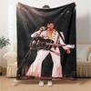 Elvis Presley Blanket Comfortable Suitable For Office Chair Sofa Four Seasons Universal Stylish Decor Gift For Travel Home Birthdays