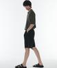 Musinsa Standard Cool Touch Slit Neck Knitted Polo Shirt [Khaki]