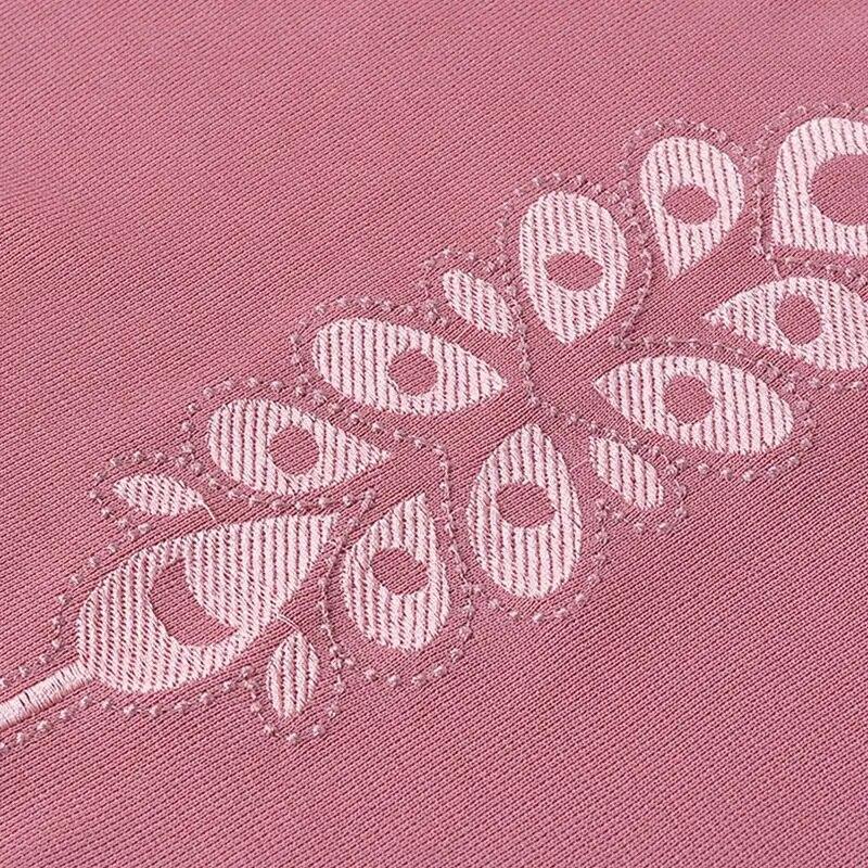 Korejská dámská móda Volné tričko Jaro Léto Stojáček Gáza Dlouhý rukáv Oblečení velkých velikostí Květinové Ležérní Základní