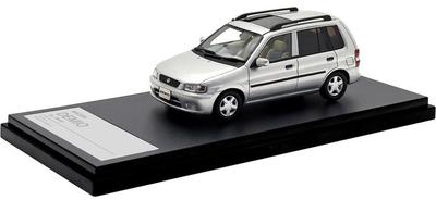 Interallied Hi Story Mazda Demio GL Silverstone Metallic Finished Model HS497SL 1/43 (1996)