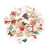 20-100pcs Snowman Cartoon Resin Figurine Pendant Alloy Hand-made Hanging Materials  Home