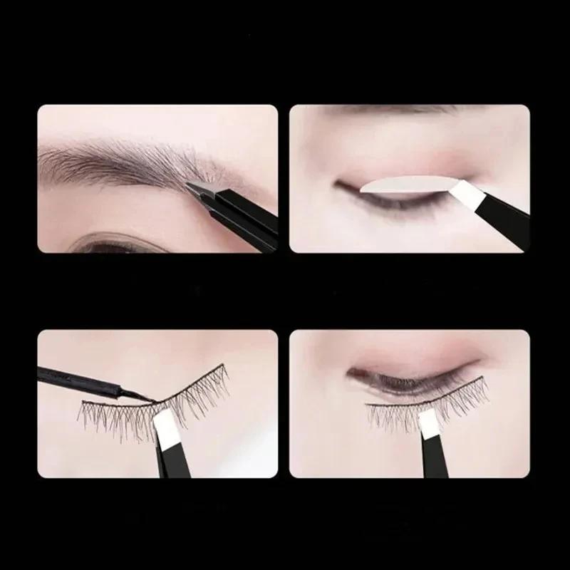 1/4pcs Professional Eyebrow Tweezers Makeup Tools Eyebrow Pinch Pliers Tweezer For Eyebrows Accessories Beauty Hair Clip Remover