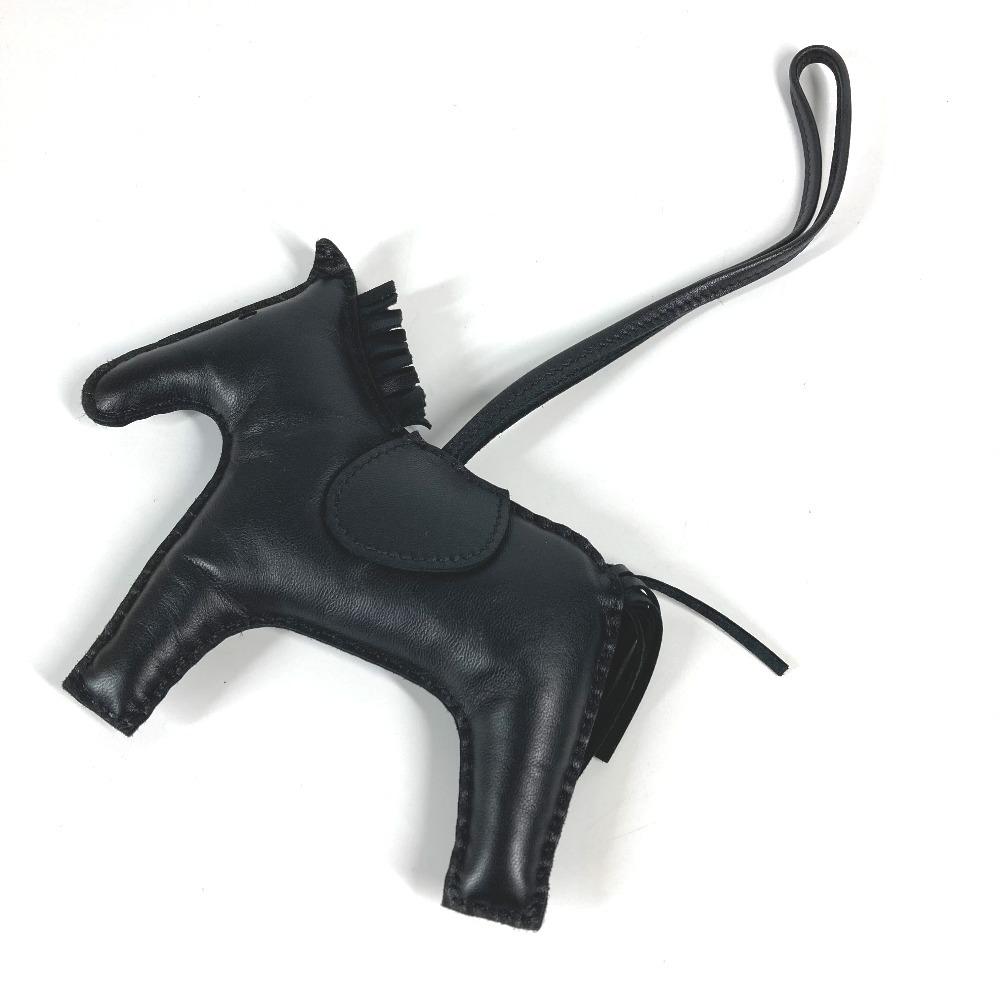 HERMES So Black All Black Rodeo GM Rodeo GM Bag Charm charm Anyo Miro Black