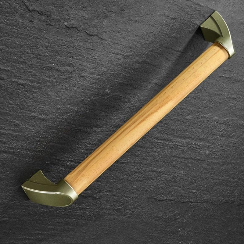 Shower Grab Bar Solid Wooden Bathroom Grab Bar Shower Handle Bath Handle Grab Bars Senior for Bathroom Security
