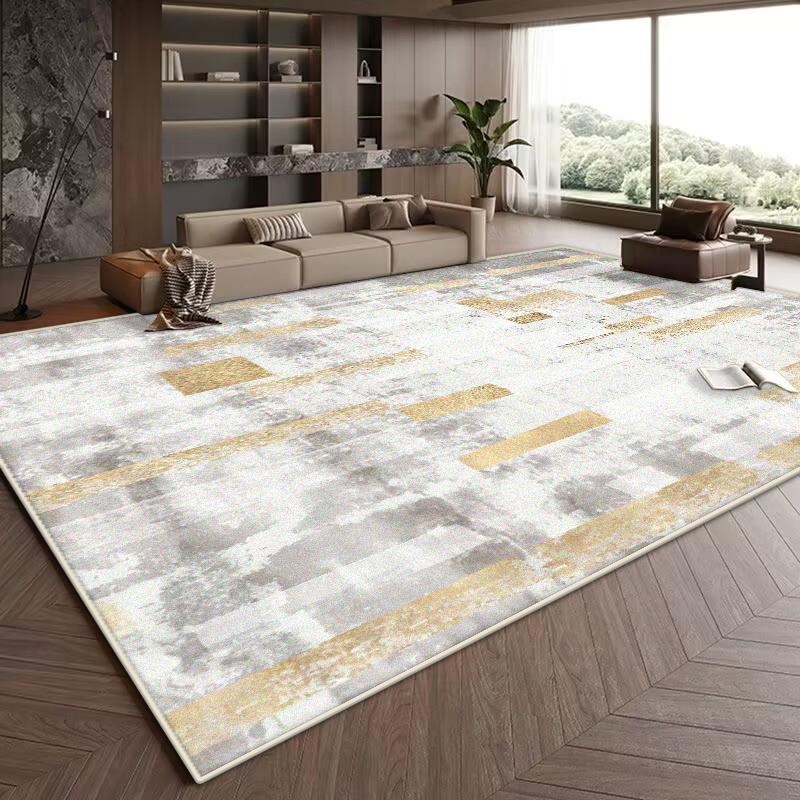 Nordic Abstract Style Carpet Living Room Ink Wash Decoration Bedroom Lounge Non-slip Washable Rug Home Bedside Soft Floor Mat