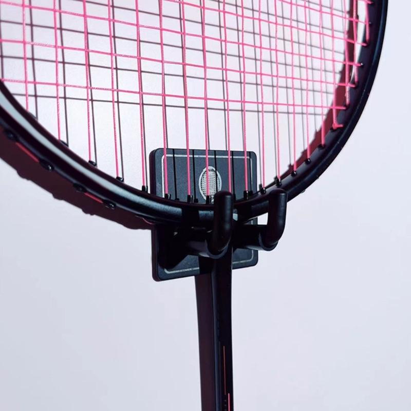 Tennisracket Houder Verticale Display Houder Roestvrij Staal Wandhaak Wandmontage Racketrek Eenvoudig te Installeren