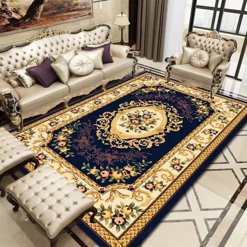 European Style Carpet Living Room Large Area Rugs Bedroom Bedside Mat Home Porch Entry Doormat Alfombras Para La Sala Moderna