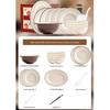 Naijiang Elegant Japanese Ceramic Dinnerware Set