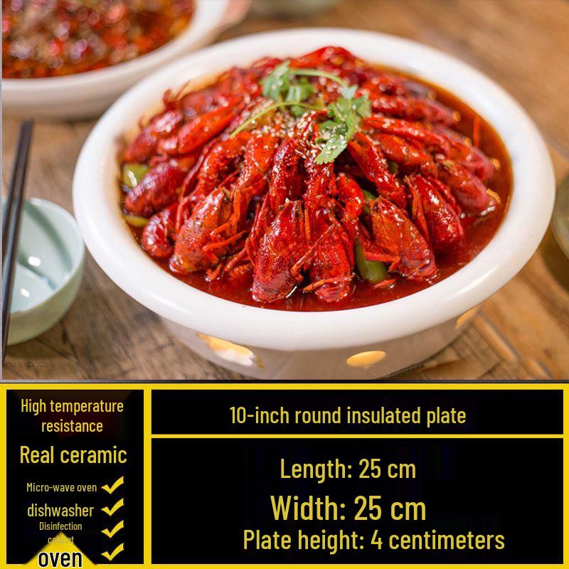 Irregular Ceramic Dinner Plate