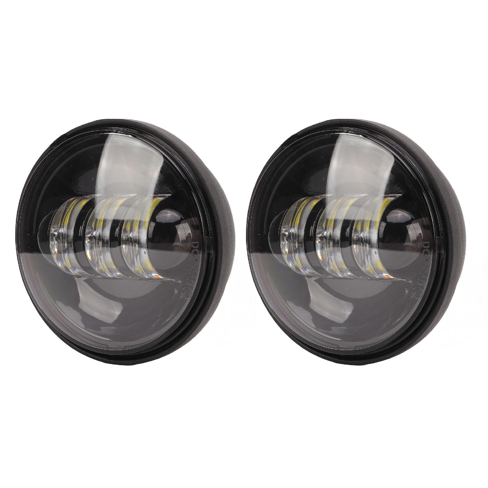 

2 шт. светодиодные противотуманные фары белого света 4,5 дюйма IP67 водонепроницаемые 10-32 В 30 Вт противотуманные фары для вождения