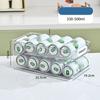 1/2 Tier Soda Can Storage Organizer Large Capacity Auto-Rolling Soda Can Dispenser Handles BPA-Free Refrigerator Storage Rack