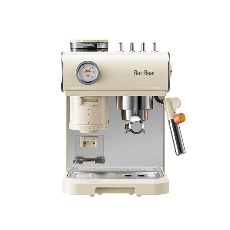 Bear Semi-Automatic Espresso Machine with Integrated Grinder CN plug (adapter included)