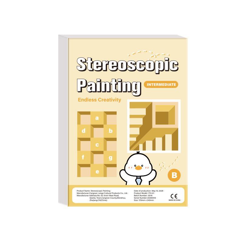 Magic 3D Stereo Kids Educational Doodle Sketchbook Funny Graffiti Painting Notebook Children Art Creativity Books