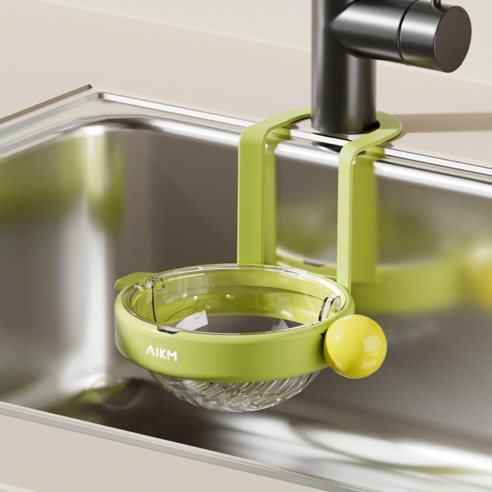 

Automatic Dumping Sink Food Strainer with Hook Sink Organizer New Sink Drain Basket Kitchen