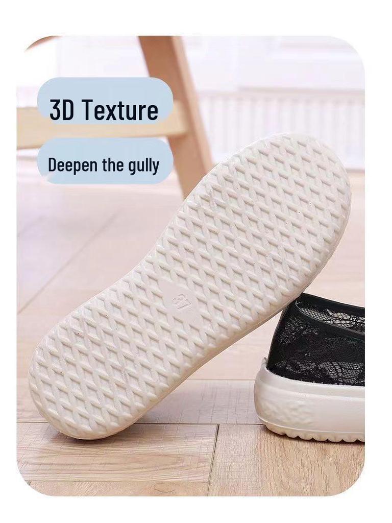 2024 Spring Women's Versatile Mesh Slip-on Casual Breathable Soft Sole Shoes for Moms