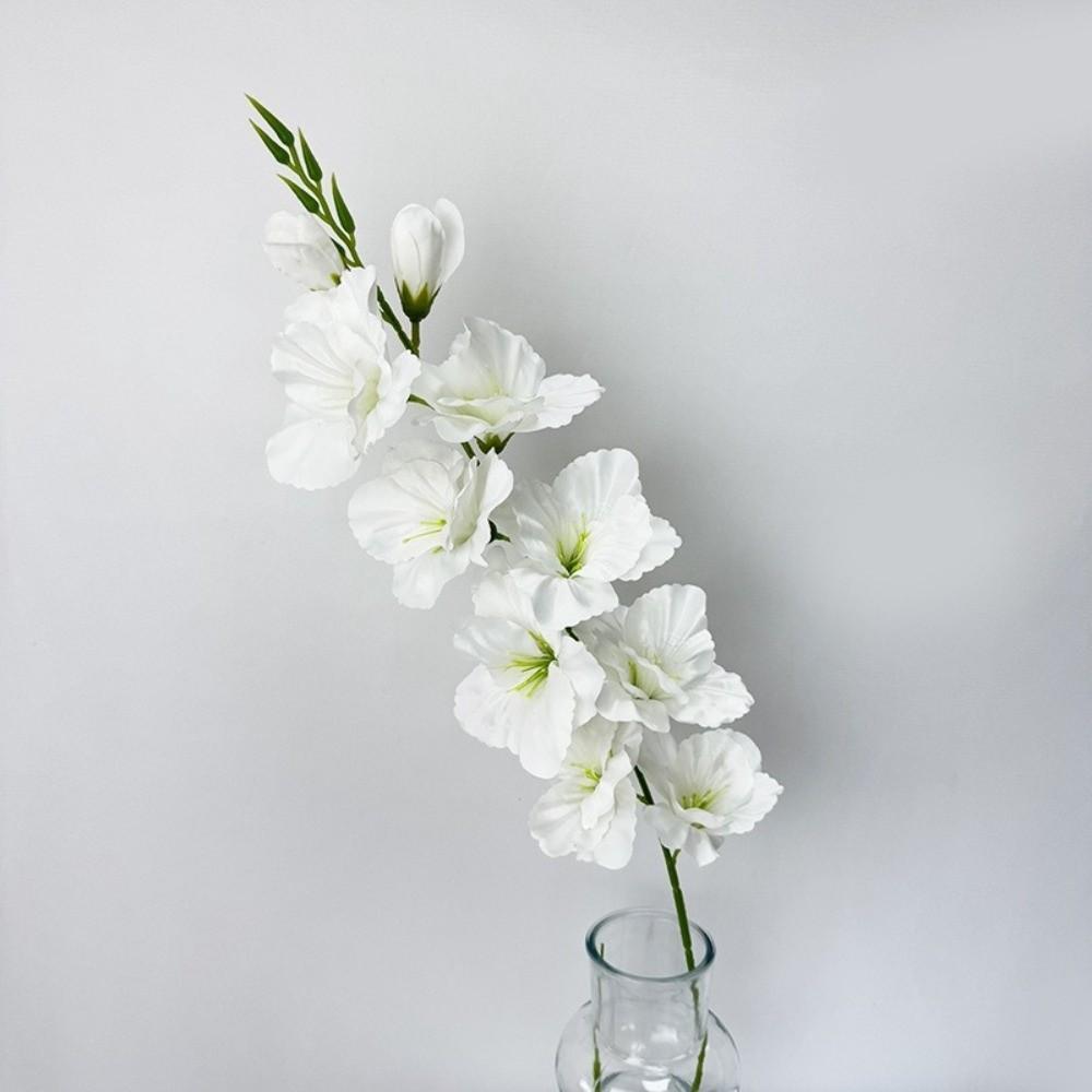 Silk Simulation Gladiola Flower 80cm Silk Fake Bloom New Artificial Flower  Party Decor