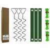 1 Set Trees Iron Support Stakes Portable Heavy Duty Promote Trees Healthy Growth Support Stakes for Tree Fixing Anchoring Use