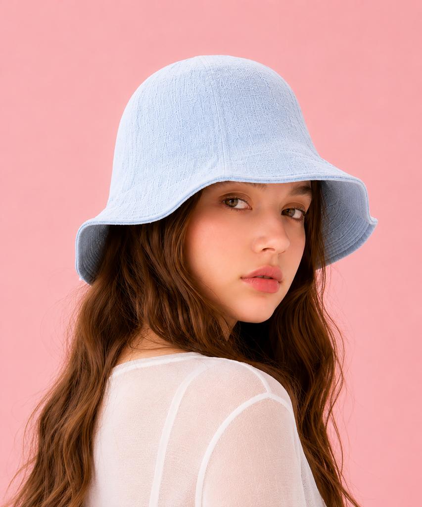 Baseukala Sofia Cotton Wire Bucket Hat (4Colors)