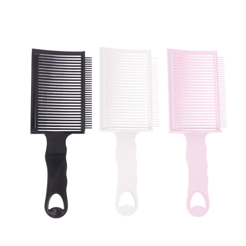 New Style Fading Comb Professional Barber Clipper Blending Flat Top Hair Cutting Comb For Men Heat Resistant Salon Styling Tools
