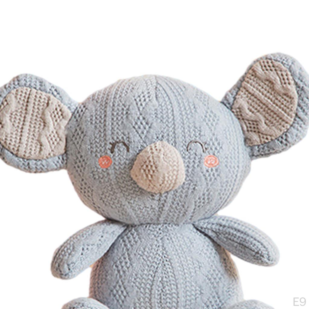 Animals Doll Toy Soft Stuffed Knitted Fabric for Babies, Kindergarteners, Girls