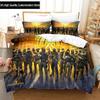 Gaming AK 47 Bedding Set Single Twin Full Queen King Size PUBG Bullet Bed Set Aldult Boys Bedroom Duvetcover Sets 3D Print 025