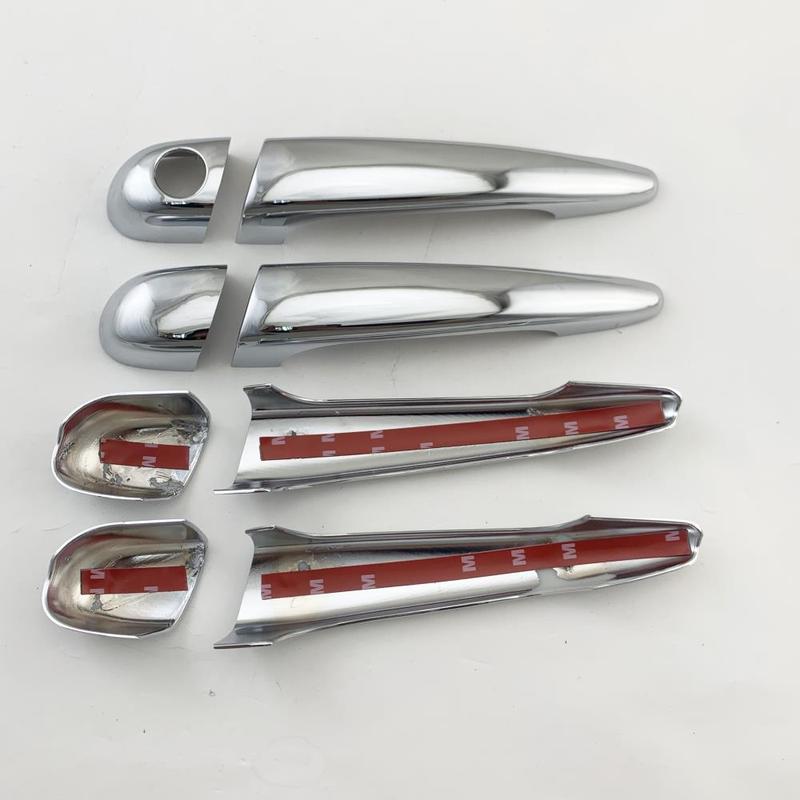 For BMW E46 330 330ci M3 1996-2005 ABS Chrome Door Handle Bowl Cover Trim LHD Car Exterior Accessory Paste Style