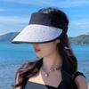 Summer Foldable Sun Hat With Breathable Straw And Stylish Design For Women