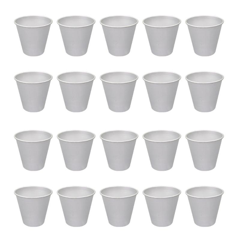 

Pack of 20 Delicate Puddings Treats Cup Molds Portable Baking Molds for Miniature Puddings Heat Resistant Kitchen Tool 1