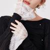 Elegant Faux Arm Sleeves Embroidery Flower Decorative Wrist Cuffs Lace Covers For Women Girl Daily And Special Occasion