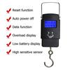 Bilancia elettronica portatile per uso domestico da 50 kg Mini bilancia portatile con sensore ad alta sensibilità Bilancia elettronica con display digitale Bilancia sospesa