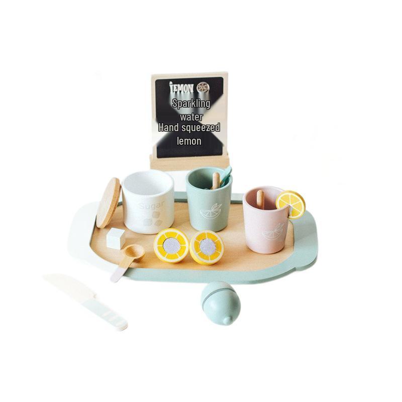 Royal Afternoon Tea Wooden Pretend Play Set for Kids - Enhances Social Skills and Family Interaction