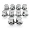 1 Piece M12 X 1.5 19MM Alloy Wheel Lug Nuts Chrome Hex Bolts Flexible For Ford Focus MK1 MK2 MK3 K14844 Car Accessories