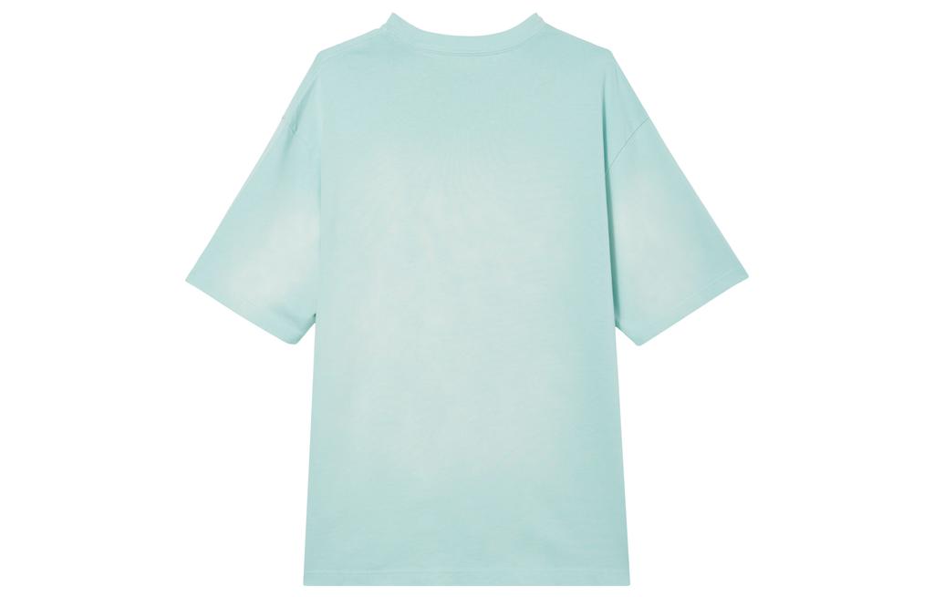 Nike T Shirts Men's Turquoise Crew Neck Moderate FZ1915-368