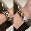Leopardenleder Magnetisches Armband für Apple Watch Serie 11 46/42mm Ultrta 49mm 45mm 44mm 41mm 40mm 38mm Damenarmband für IWatch Volle Serie S9 S8