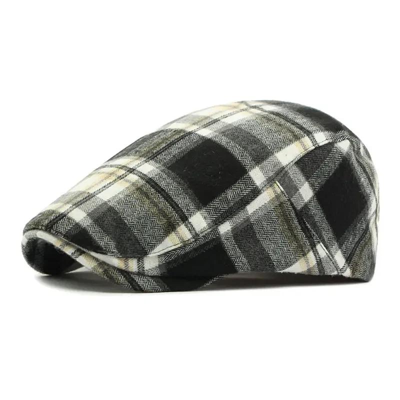 

Spring and Summer Polyester Print Newsboy Caps Men Flat Cap Women Painter Beret Hats 22 56-60cm wear