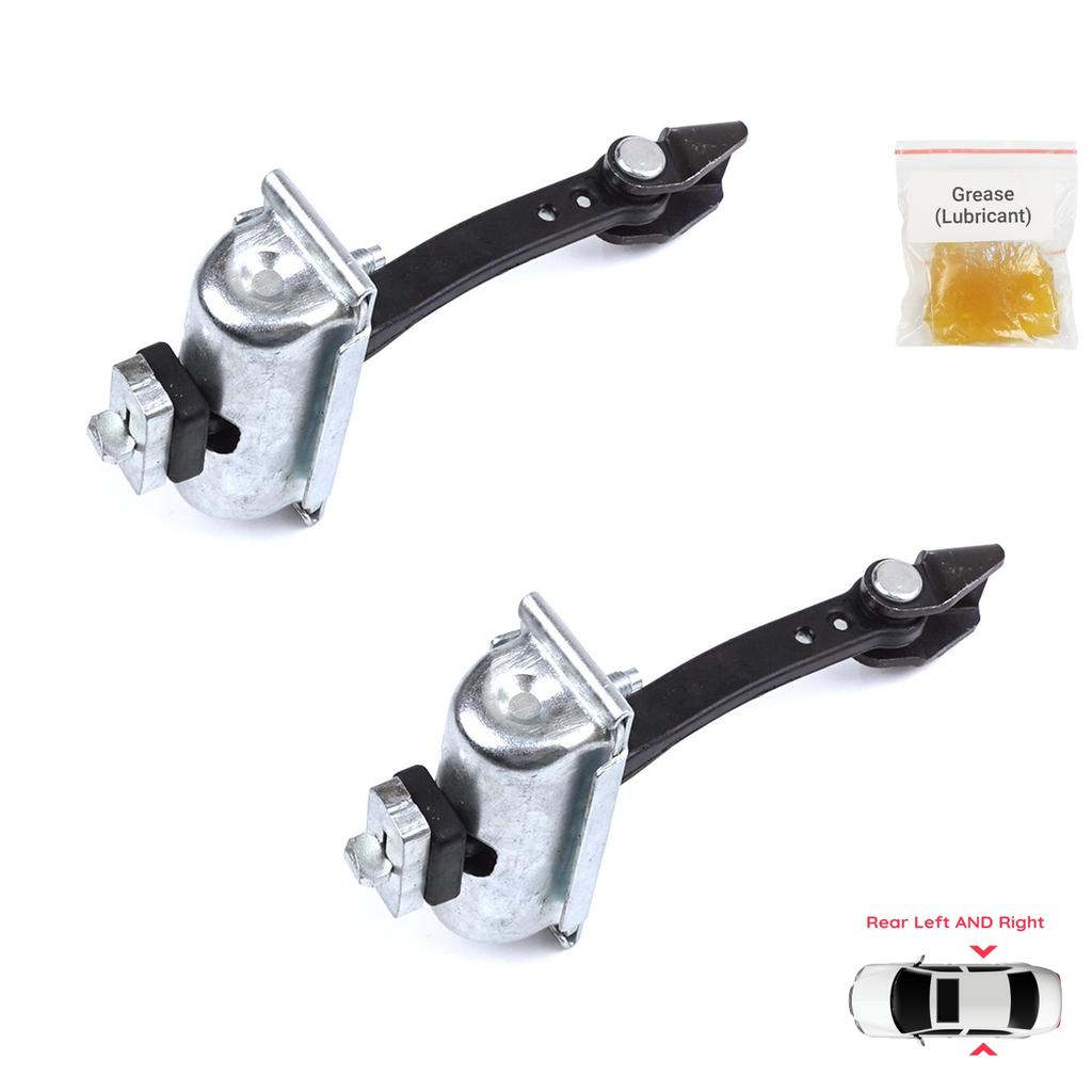 BDP1304-1 2 Pieces Rear Door Hinge Stop Check Strap Limiter for Citroen C3 MK3 Peugeot 208 2008 MK1 5-Door Hatchback 9671891280