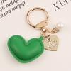 Cute Heart Keychain Phone Bag Backpack Charm Accessory Car Keychain Creative Schoolbag Pendant