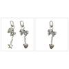 Fashion Heart Bowknot Chain Keychain Hanging Decorations Keyring Ornament