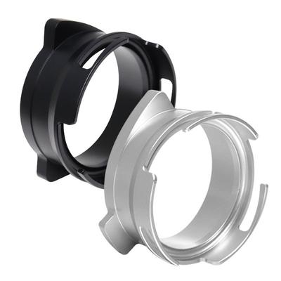 Imbuto dosatore per polvere di caffè a mani libere da 54 mm Imbuto dosatore per polvere di caffè in lega di alluminio per uso domestico Anti-mosche Riutilizzabile Pratico accessorio