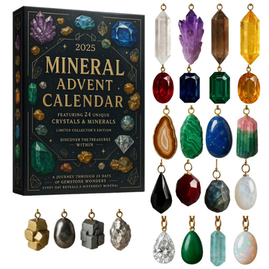 24 Days Christmas Countdown Calendar 2D Flat Christmas Ornaments Xmas Countdown Calendar Holiday Countdown Calendar Xmas Gifts