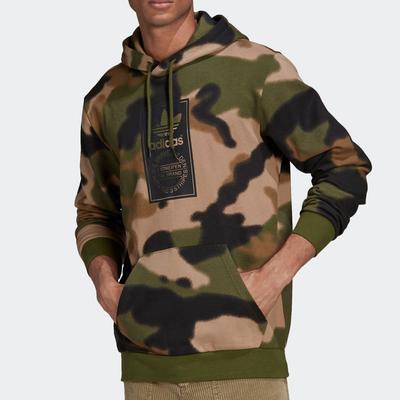 Adidas Originals Men's  Camouflage Hooded Sportswear Sweatshirt GN1879