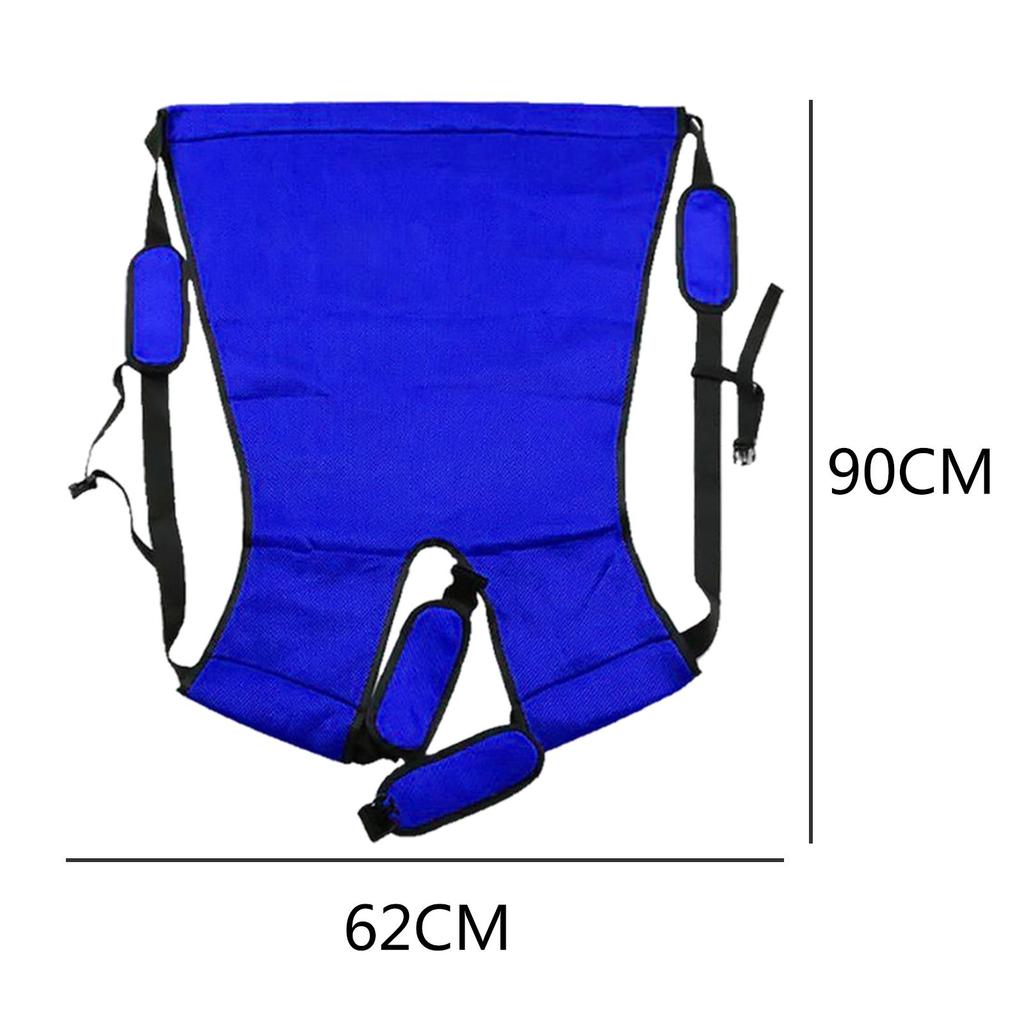 Patient Lifting Sling Breathable Shift Tightness Adjustment Multipurpose Devices Bed Assisted Reusable Straps for Disabled Adult