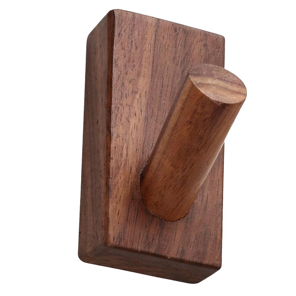 Wood Wall Hook Orderly Storage Smoother Surfaces Beautiful Practical Coat Hooks for Living Room Bedroom Kitchen